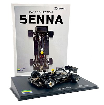 Miniatura Fórmula 1 Ayrton Senna Lotus 97T 1985 1:43