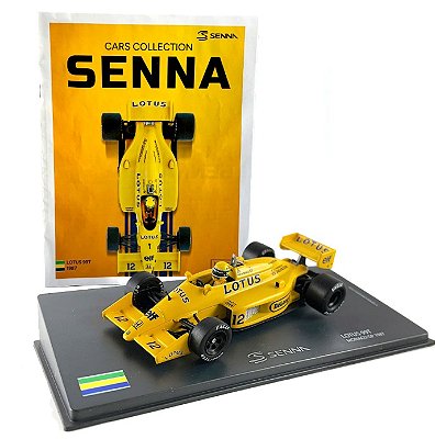 Miniatura Fórmula 1 Ayrton Senna Lotus 99T 1987 1:43
