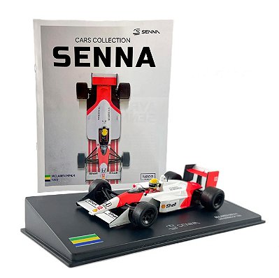 Miniatura Fórmula 1 Ayrton Senna McLaren MP4/4 1988 1:43