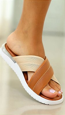 Tamanco Feminino Usaflex Caramelo