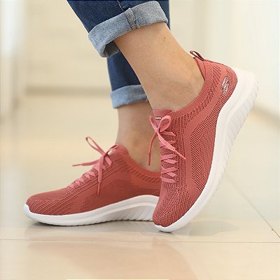 Tênis Feminino Skechers BR YEL ULTRA FLEX 20
