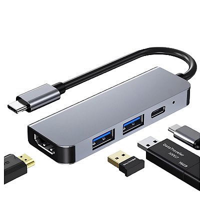Adaptador Usb C Hdmi 4k Usb 3.0 Pd Samsung Dex Macbook