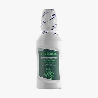 Enxaguante bucal natural com extratos de limão e gengibre 250mL - Orgânico Natural