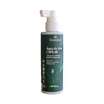 Àgua de Aloe capilar/ Tônico capilar 200ml - LiveAloe