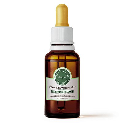 Óleo rejuvenescedor com ativo antioleosidade 30ml - AUÁ