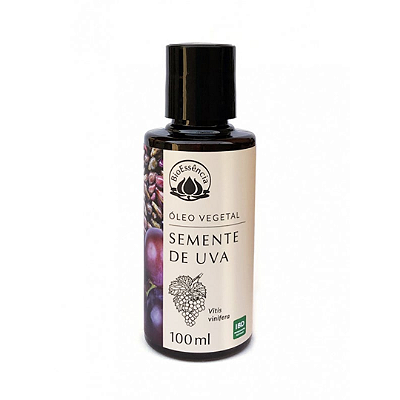 Óleo vegetal de semente de uva 100ml - Bioessência
