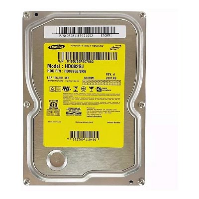 HD 80GB Sata - COMPUTADOR