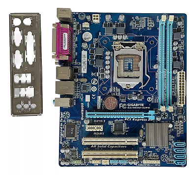 Placa Mãe 1155 Gigabyte GA-H61M-S2PH DDR3 com espelho