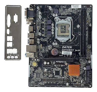 Placa Mãe 1151 Daten DH110MXV Ver.2.0 DDR4 Com Espelho