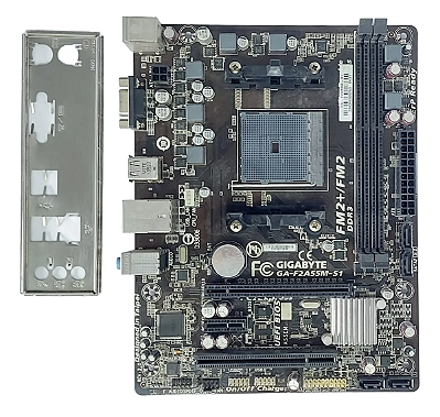 Placa Mãe AMD Gigabyte GA-F2A55M-S1 FM2+/FM2 DDR3 - Usada