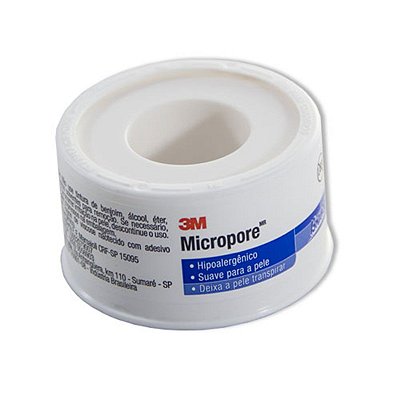 Fita Micropore 3M 25mm x 10m