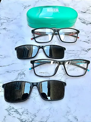 Óculos Clip-on Masculino - TJ2500