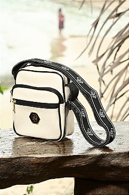 ShouderBag Off-White Pingente Elástico Db