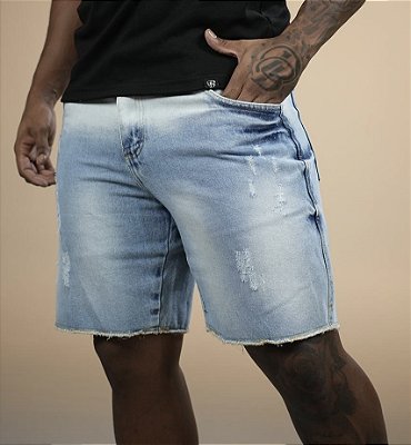 Bermuda Jeans Lavagem Clara De Buenas