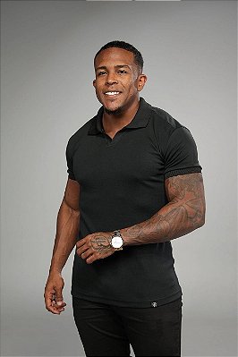 Camisa Polo All Black Algodão Egípcio De Buenas