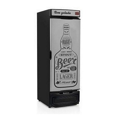 Cervejeira Gelopar 570 Litros - 1 Porta Cega - Adesivo Inox - GRBA-570 GW PR