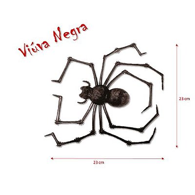 Aranha Viúva Negra Borracha Halloween