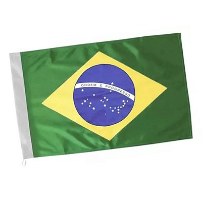 Bandeira do Brasil Grande em Tecido 1,20m x 1,80m