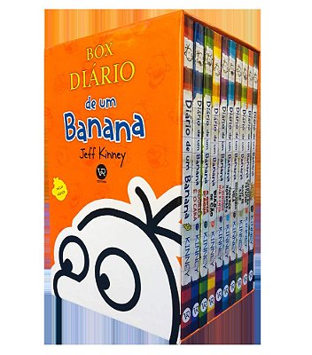 Box Diário de um banana Volume 1 ao 10 Capa Dura - 10 volumes