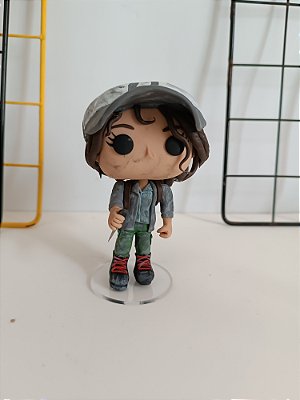 Clementine - TWD - The Walking Dead telltale no estilo funko em biscuit - action figure - custom