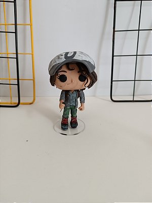 Clementine - TWD - The Walking Dead telltale no estilo funko em biscuit - action figure - custom