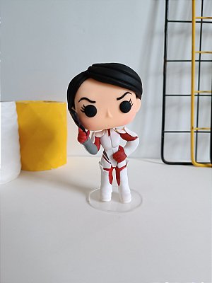 Ashley Williams - Mass Effect no estilo funko pop em biscuit - action figure - custom