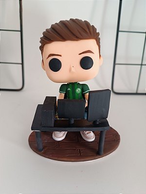 Peça Personalizada no estilo Funko Pop - TIME - TORCEDOR - FUTEBOL - Funko Pop em porcelana fria - action figure - custom