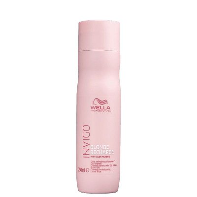 Wella Shampoo Desamarelador Invigo Blonde Recharge