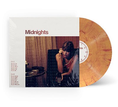 TAYLOR SWIFT: Midnights (Blood Moon Edition) LP 1x Orange Marbled