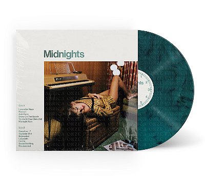 TAYLOR SWIFT: Midnights (Jade Green Edition) LP 1x Jade Green Marbled