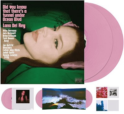 LANA DEL REY: Did you know that there's a tunnel under Ocean Blvd (Amazon Exclusive) LP 2x Rosa