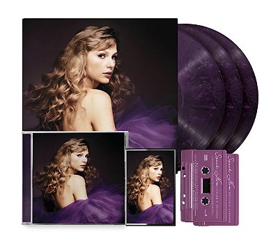 TAYLOR SWIFT: Bundle 2 Speak Now (Taylor's Version) LP 3x Violet Marbled + CD Importado + Fita Cassete Importada