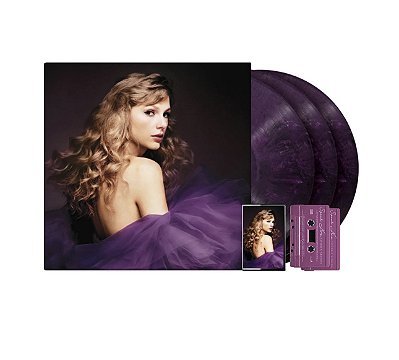 TAYLOR SWIFT:  Bundle 3 Speak Now (Taylor's Version) - LP 3x Violet Marbled +  Fita Cassete Importada