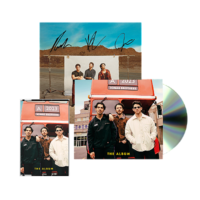 JONAS BROTHERS: The Album (Webstore Exclusive) - UK SLEEVE CD, UK CASSETTE + SIGNED ART CARD