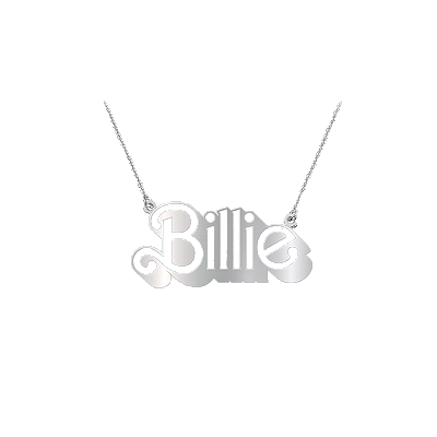 BILLIE EILISH: Colar De Prata Silver Barbie x Billie Eilish - Merch Oficial