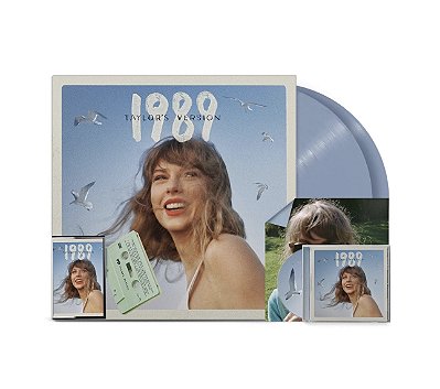 TAYLOR SWIFT: 1989 (Taylor's Version) - Bundle LP + CD Importado + Fita Cassete Importada