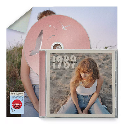 TAYLOR SWIFT: 1989 (Taylor's Version, Target Exclusive) - Rose Garden Pink Deluxe Poster CD