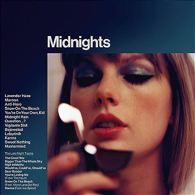 TAYLOR SWIFT: Midnights (Japan the Late Night Edition) - CD Importado