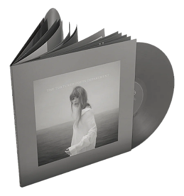 TAYLOR SWIFT: The Tortured Poets Department + Bonus Track "The Albatross" - LP 2x Smoke Gray
