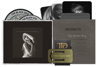 TAYLOR SWIFT: The Tortured Poets Department - Collector's Edition Deluxe CD + Bonus Track "The Black Dog"
