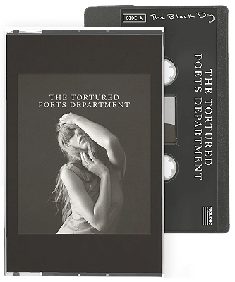TAYLOR SWIFT: The Tortured Poets Department + Bonus Track "The Black Dog" - Fita Cassete Importada