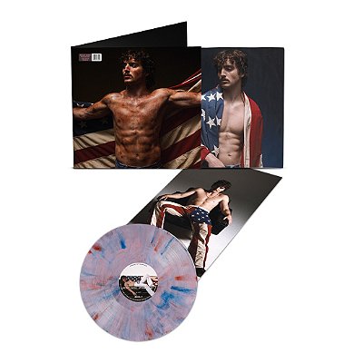 Benson Boone - American Heart [Vinil] [Red/Blue Marble on Opaque Baby Pink]