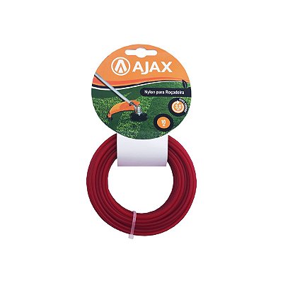 Fio de Nylon Ajax Para Roçadeira 3mmx10m