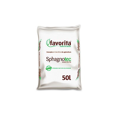 Substrato Sphagnotec 50/50 Turfa + Perlita Favorita 50L