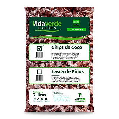 Tropstrato Chips de Coco Vida Verde 7L