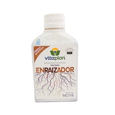 Fertilizante Via Solo Mineral Enraizador Vitaplan 140ml