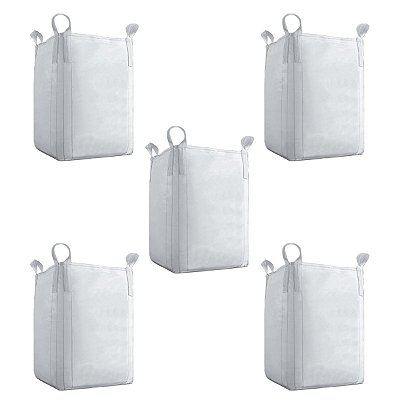 5 Saco Big Bag Material Resistente 1000kg C1 95x95x150