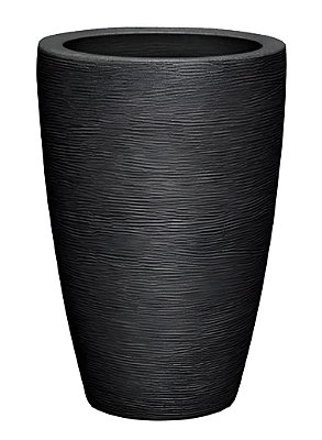 Vaso grafiato cônico preto 43 x 27 cm modelo 65 cm nutriplan