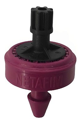 Botão Gotejador rosa 12L/H para irrigação – netafim