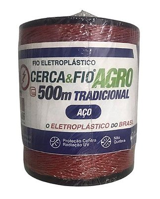 Fio Eletroplástico Metalizado Residencial 15X6 - 500MTS LARANJA